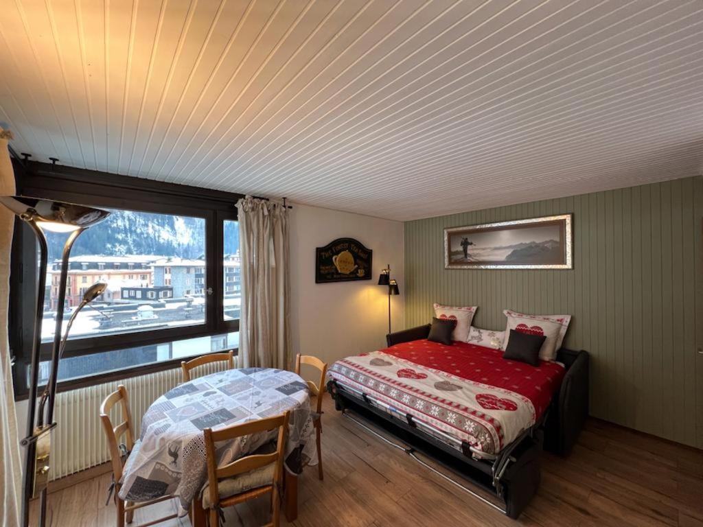 Studio Dent Du Caiman, Chamonix Hyper Centre, Parking, Vue Mont Blanc מראה חיצוני תמונה